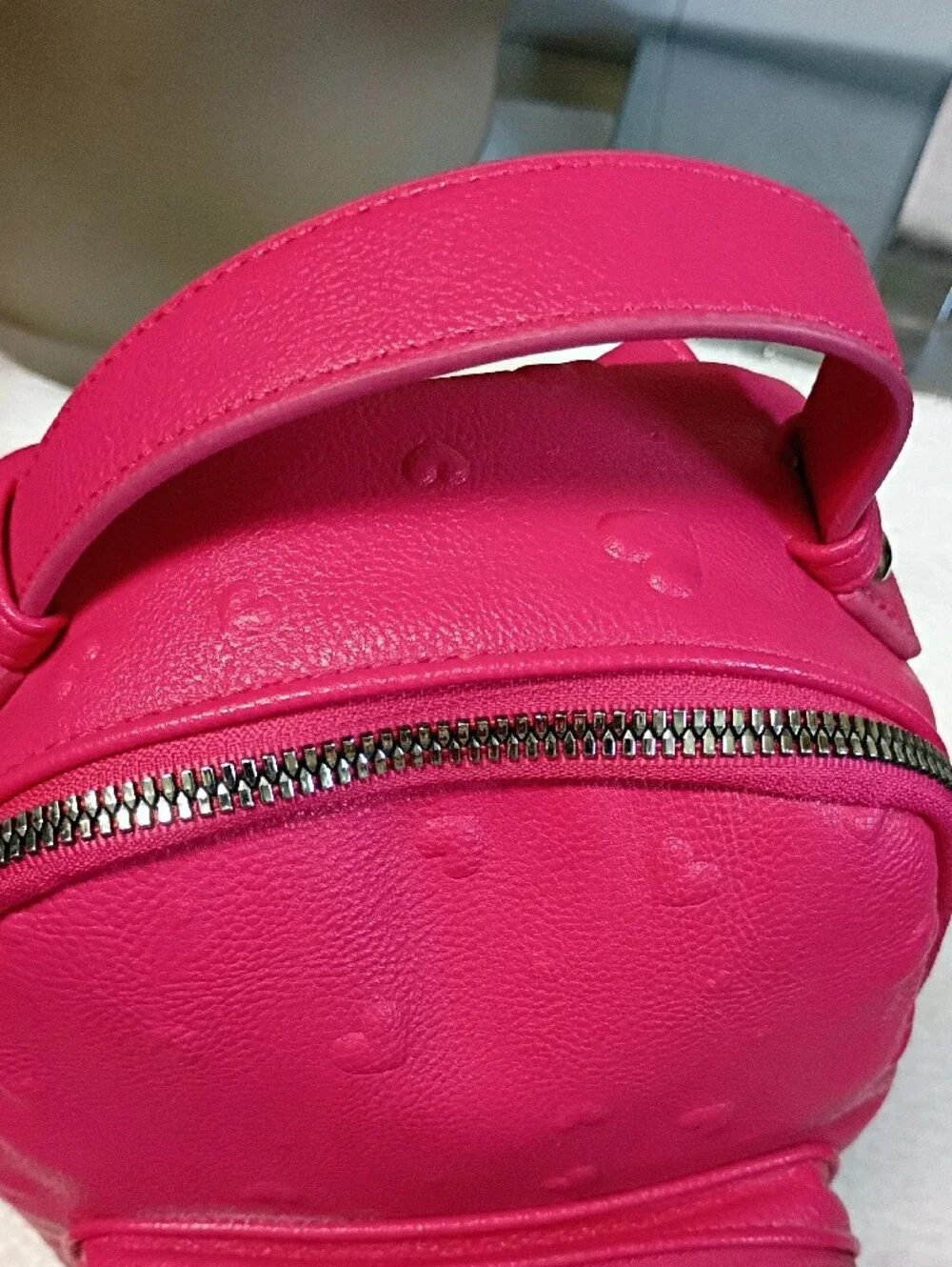 Betsey Johnson Mini Backpack with Dog Face Accents
